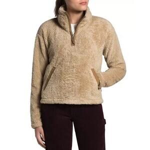 The North Face Small Women Fleece Pullover Jacket Soft High Neck Outdoor TS15